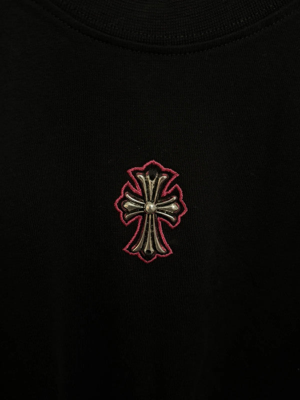 Rome Arts Black Embroidered T-Shirt