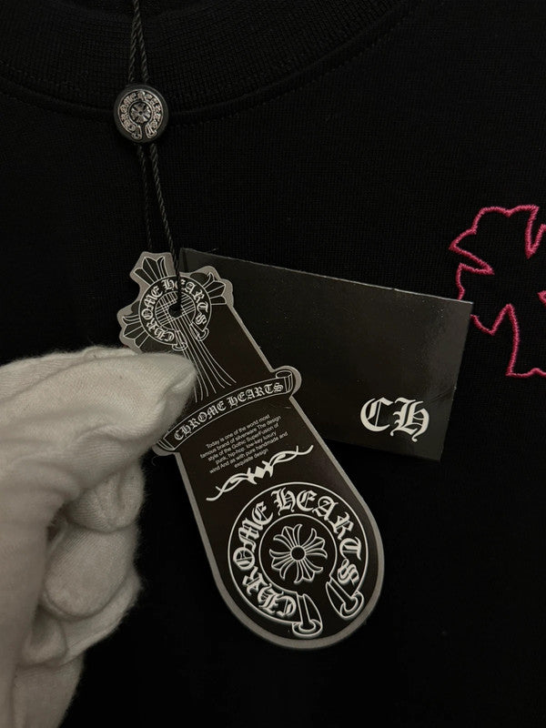 Rome Arts Black Embroidered T-Shirt
