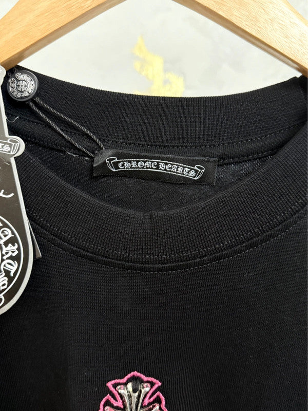 Rome Arts Black Embroidered T-Shirt