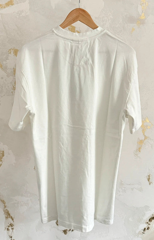 Givnch White Embroidered T-shirt