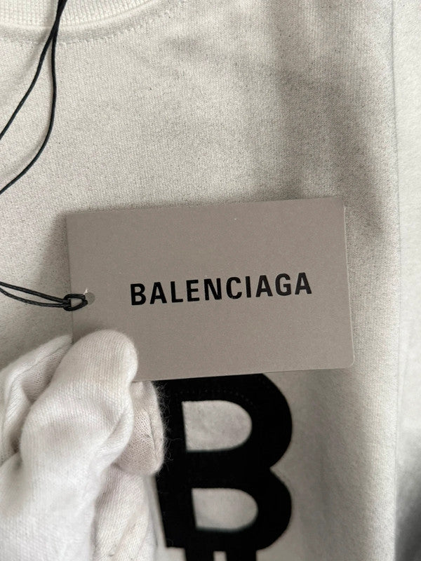 Ciaga White and Black Print embroidered T-shirt