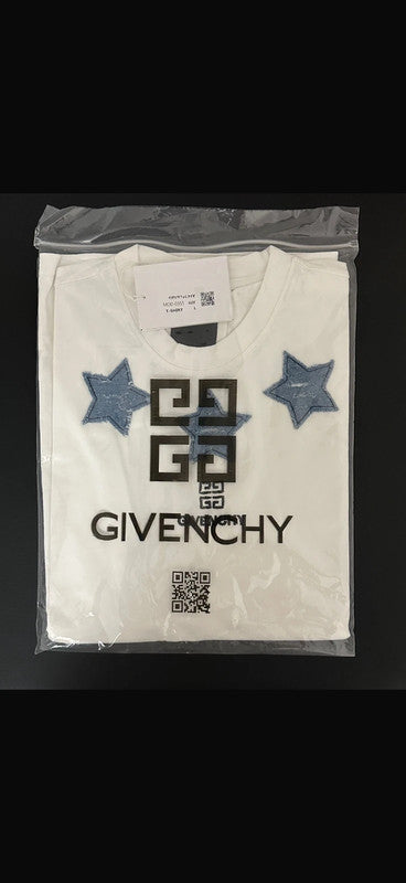 Givnch White Embroidered T-shirt