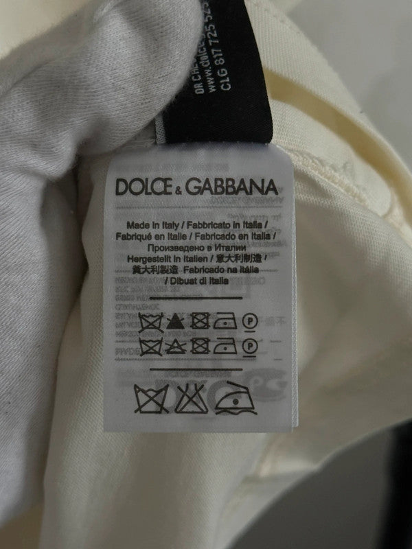 Dol & Gab White embroidered T-Shirt