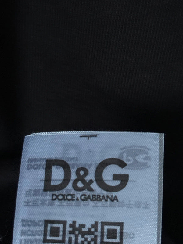 Dol & Gab Plain Embroidered black T-Shirt