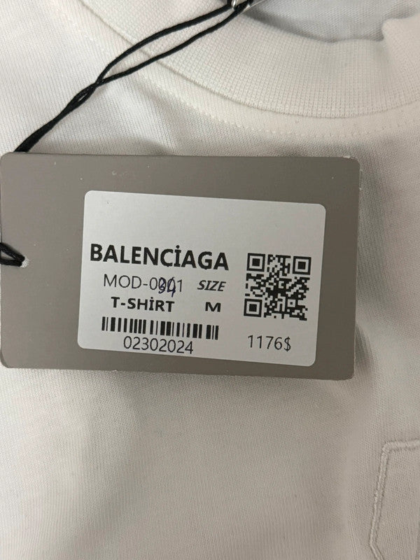 Ciaga White Embroidered T-shirt