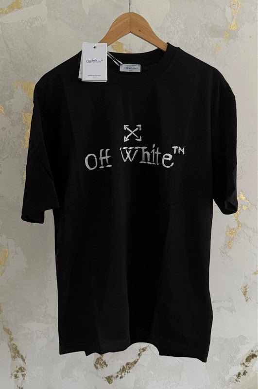 Off-Ite Black Print T-Shirt