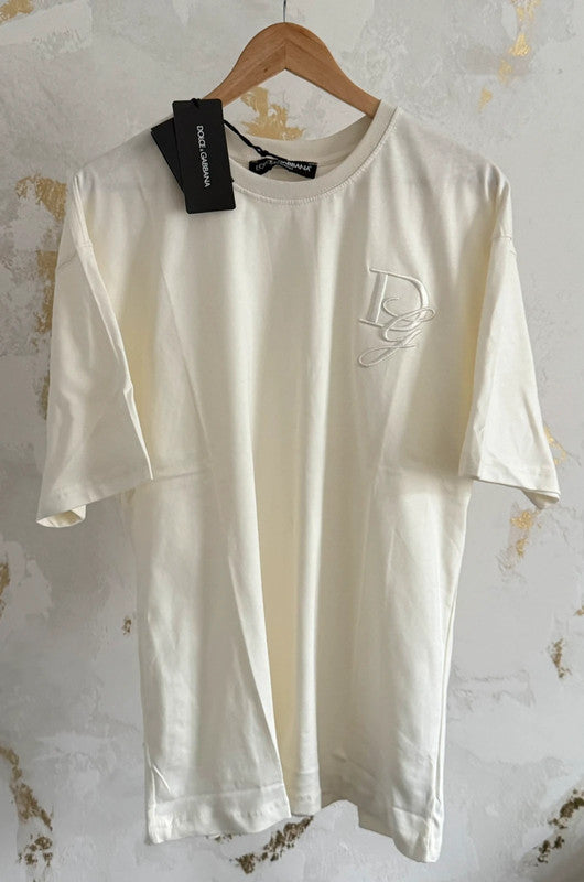 Dol & Gab White embroidered T-Shirt