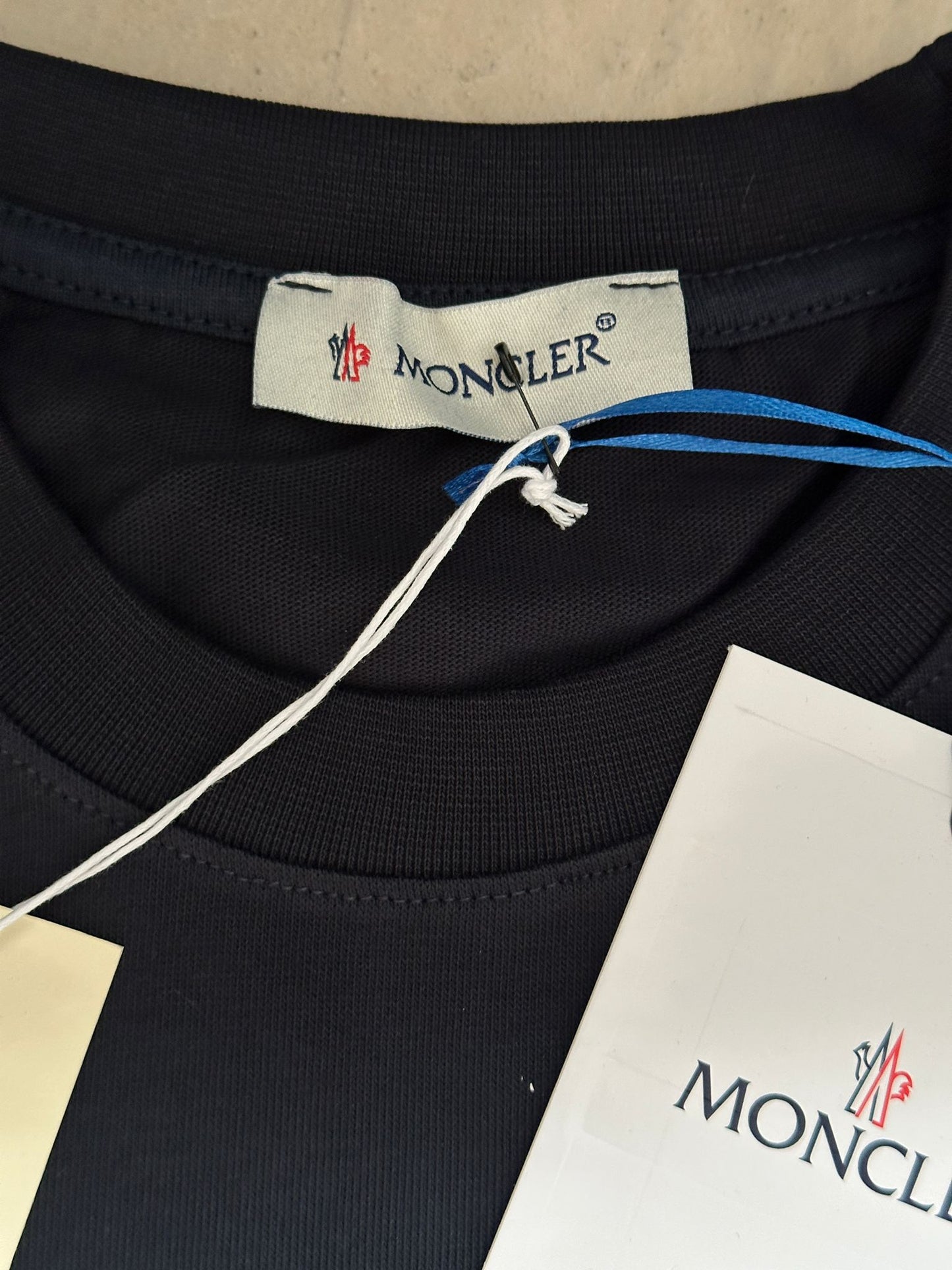 Mncler Navy Logo T-Shirt