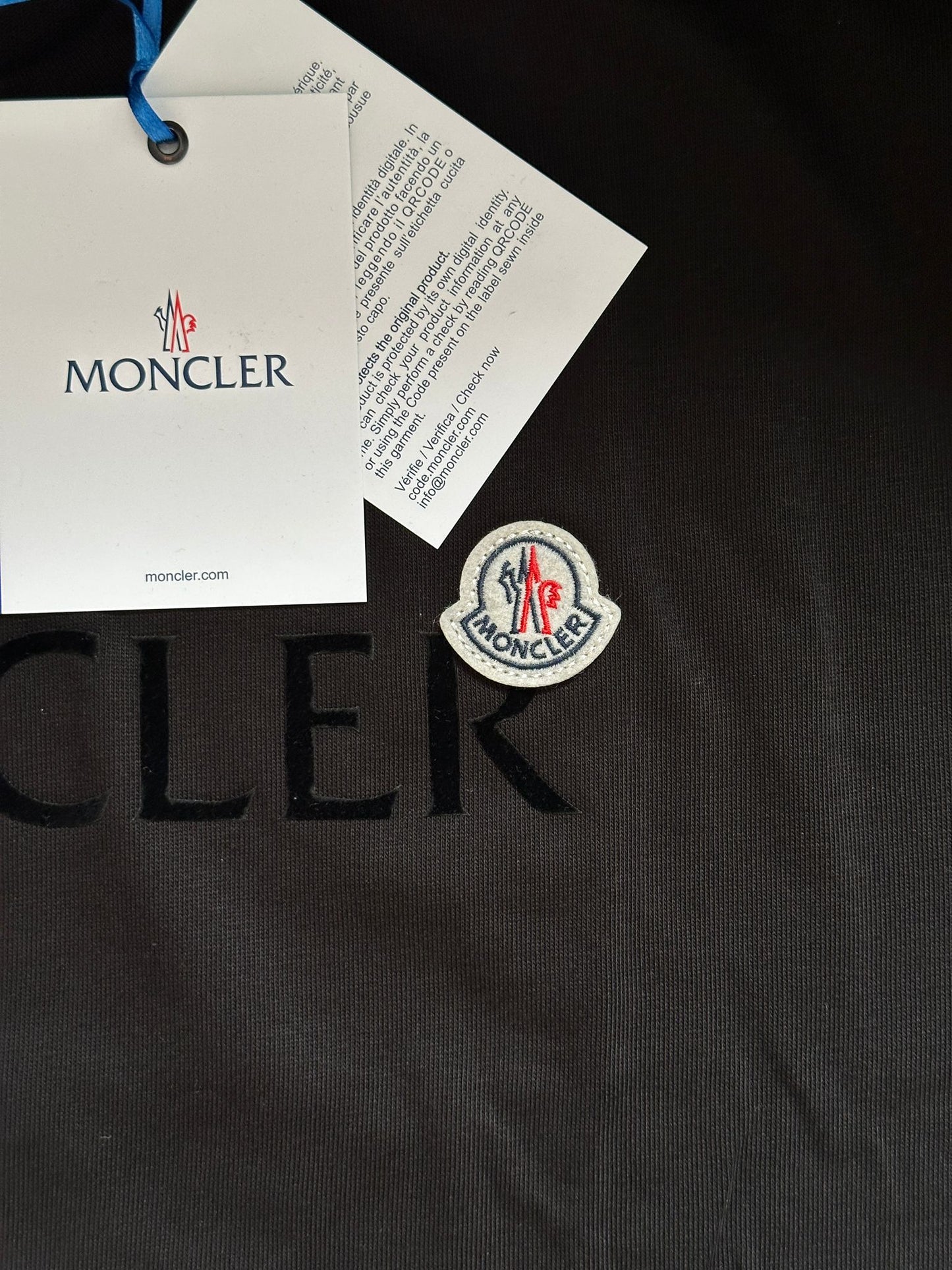Mncler Black Logo T-Shirt