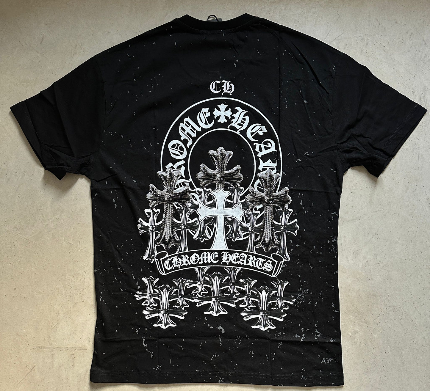 Chrme Hearts Black T-Shirt